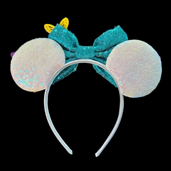 Women’s Disney Inspired Handmade Sequin Butterfly Floral Minnie Ears - NWOT - Picture 4 of 4